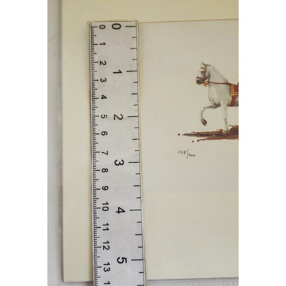 ORIGINAL WATERCOLOR PICTURE-Dr. Khosrow Salehi-Military-Equestrian Military - Picture 7 of 9